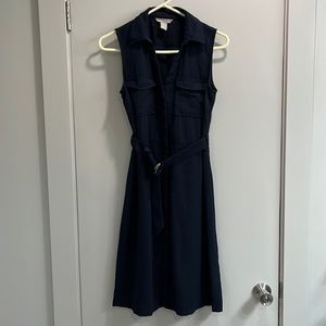 Sleeveless Shirtdress